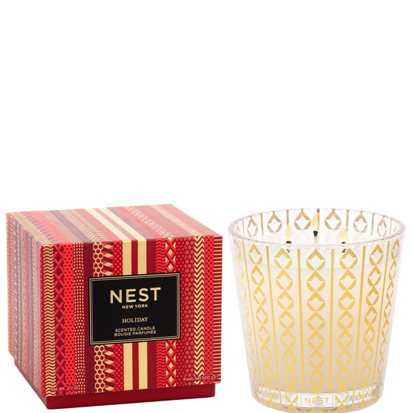 NEST New York Holiday 3-Wick Candle 600g