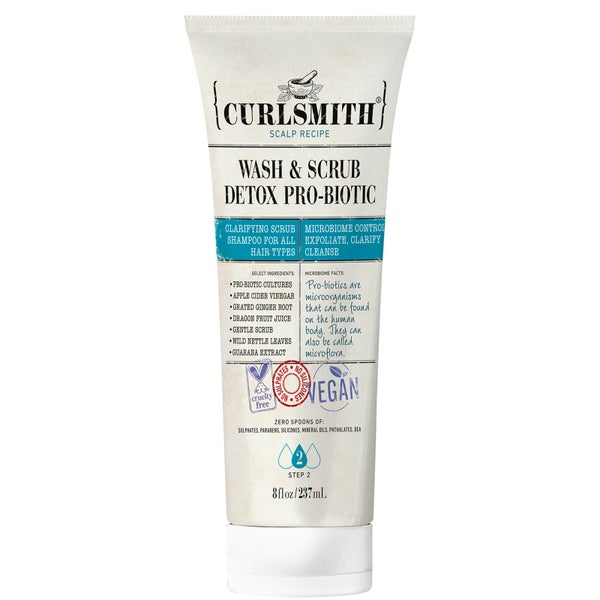 Curlsmith Wash & Scrub Detox Pro-Biotic 237