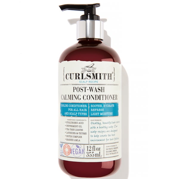 Après-shampoing calmant aux post-biotiques Curlsmith 355 ml