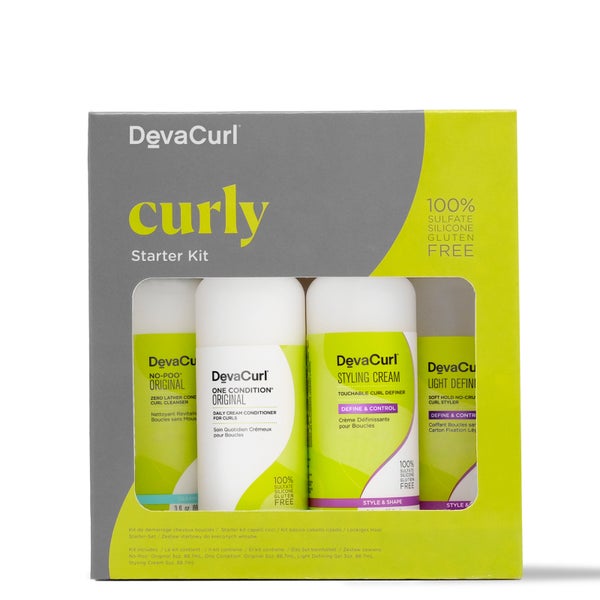 DevaCurl Kit de démarrage pour cheveux bouclés