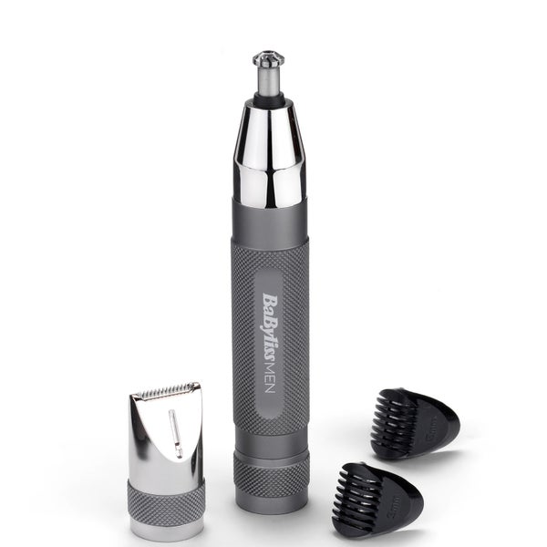 BaByliss For Men Super-X Metal Series High Performance Diamond Precision Nose & Brow Trimmer