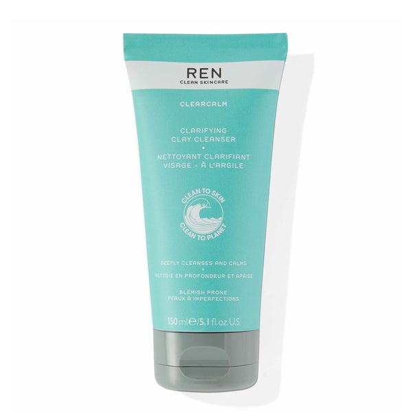 Очищающее средство с глиной для чувствительной кожи Ren Clean Skincare Clarifying Clay Cleanser, 150 мл