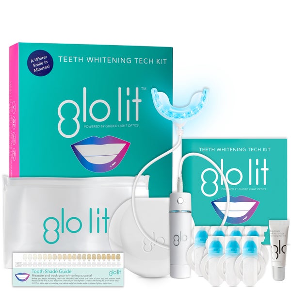 GLO Science GLO Lit Teeth Whitening Device Tech Kit with Bluetooth