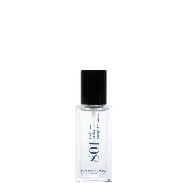 Bon Parfumeur 801 Sea Spray Cedar Grapefruit Eau de Parfum - 15 ml