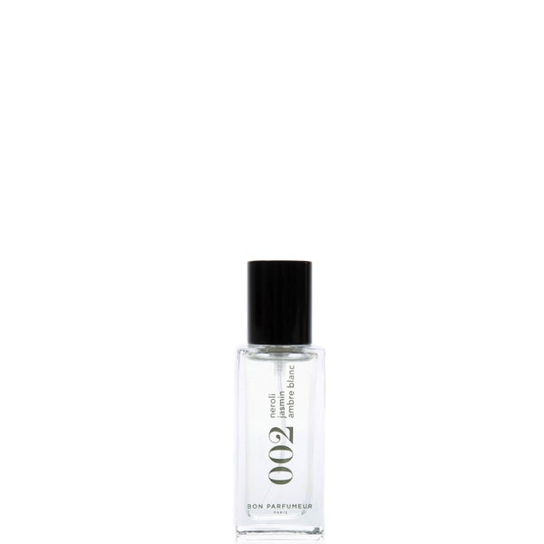 Bon Parfumeur 002 Eau de Parfum Neroli, Jazmín, Ámbar Blanco - 15ml