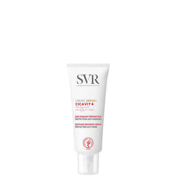SVR CICAVIT+ SPF 50+ Scar & Wound Cream for Damaged Sensitive Skin, Moles, Grazes, Cuts & Tattoos, 40ml