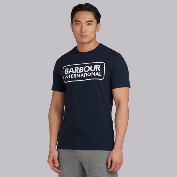 Barbour International Men's Essential Large Logo T-Shirt - International Navy