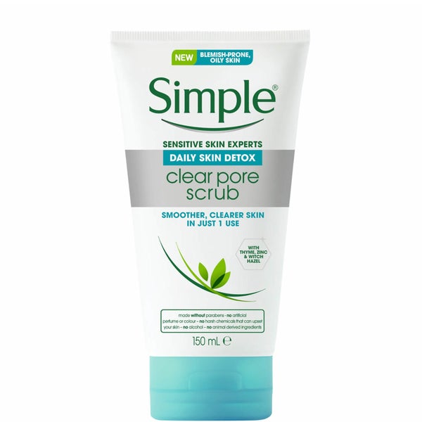 Simple Daily Detox Face Scrub 150ml