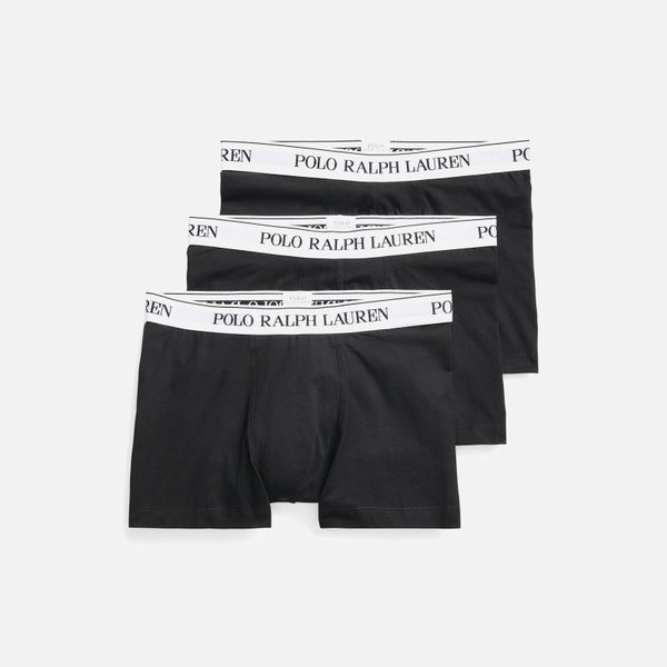 Polo Ralph Lauren Men's Classic 3 Pack Trunks - Black/White