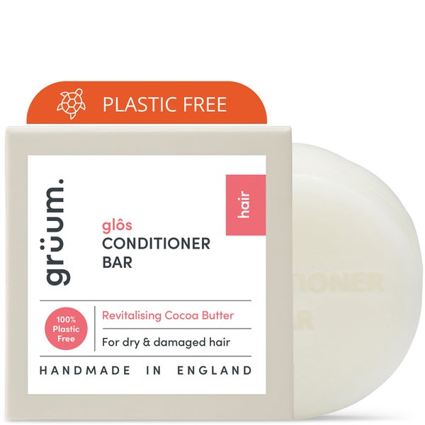 Восстанавливающий кондиционер для волос grüum Glôs Zero Plastic Revitalising Conditioner Bar, 50 г