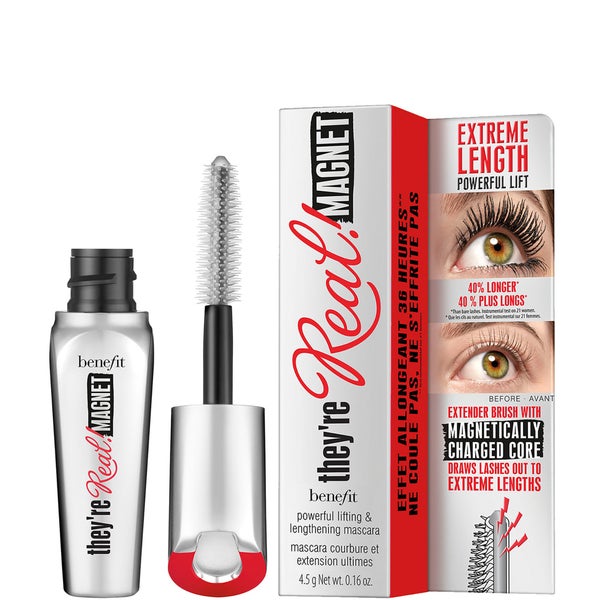 benefit They’re Real Magnet Extreme Lengthening and Powerful Lifting Mascara Mini - Supercharged Black 4.5g