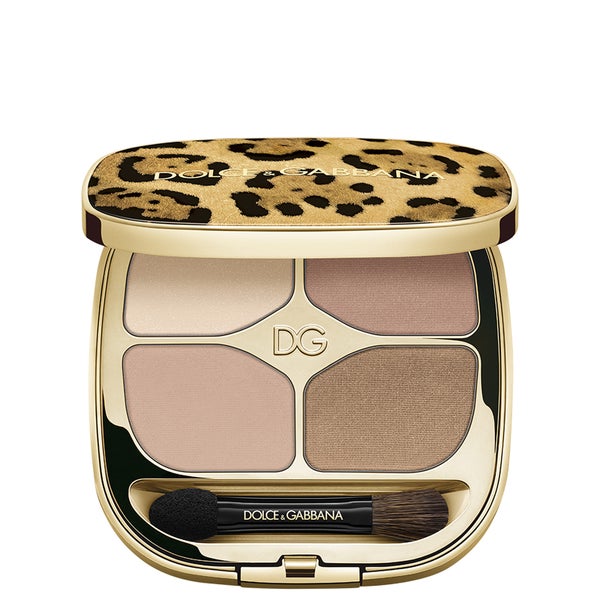 Тени для век Dolce&Gabbana Felineyes Intense Eyeshadow Quad, оттенок Warm Nude 5, 4,8 г