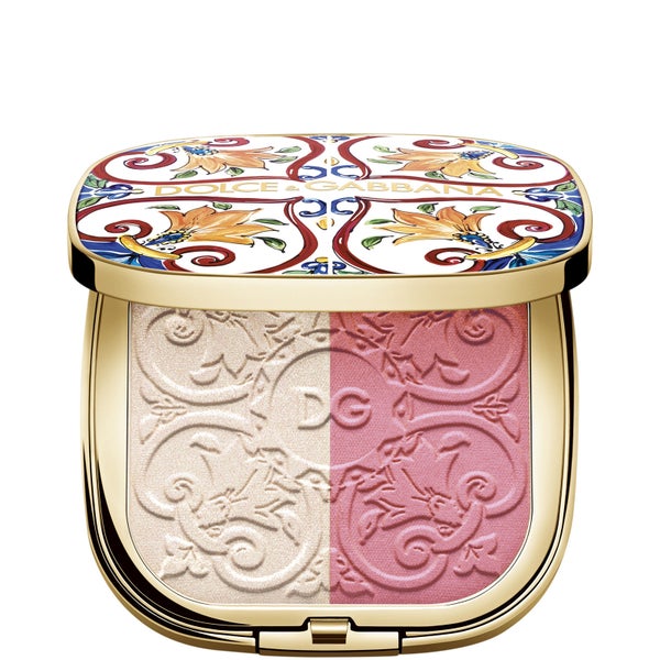 Палетка теней для глаз Dolce&Gabbana Solar Glow Illuminating Duo, оттенок Sweet Pink 1