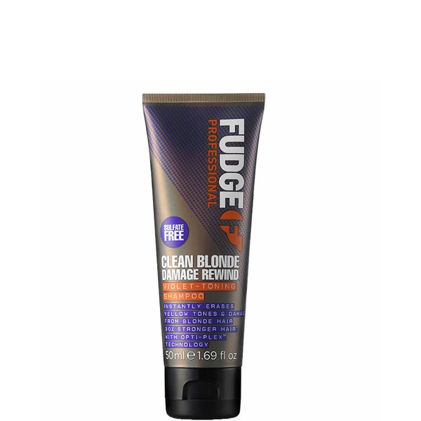 Shampooing violet quotidien Clean Blonde Damage Rewind Fudge Professional 50 ml