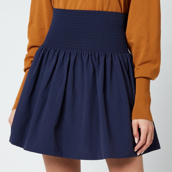 KENZO Women's Ks Short Flared Skirt - Midnight