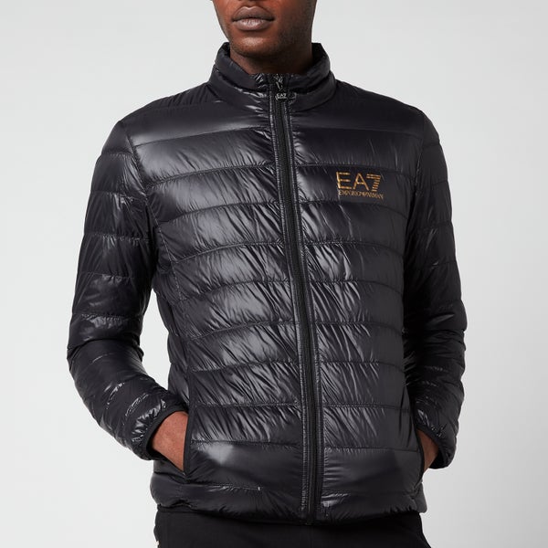 EA7 Men's Core ID Down Light Padded Jacket - Black
