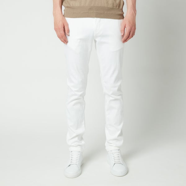 Tramarossa Men's Luis Slim Stretch Chinos - White