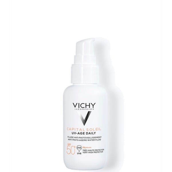 VICHY Capital Soleil UV Age Daily SPF 50+ Invisible Sun Cream with Niacinamide krem przeciwsłoneczny 40 ml