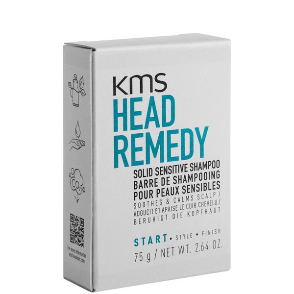 Восстанавливающий шампунь для волос KMS Head Remedy Solid Sensitive Shampoo, 75 г