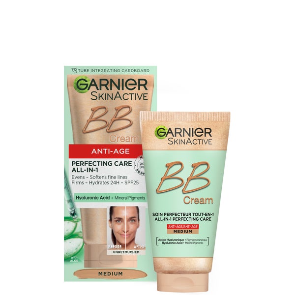 Garnier SkinActive BB Cream Hidratante antienvejecimiento SPF25 - Media