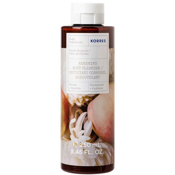 KORRES Peach Blossom Renewing Body Cleanser 250ml KORRES Peach Blossom obnovující hydratační čisticí gel-pěna 250 ml
