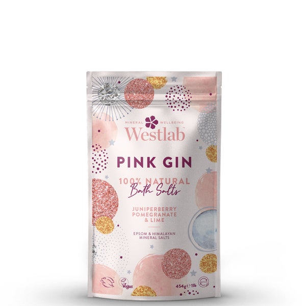 Соль для ванны с розовым джином Westlab Pink Gin Bathing Salts 454 г
