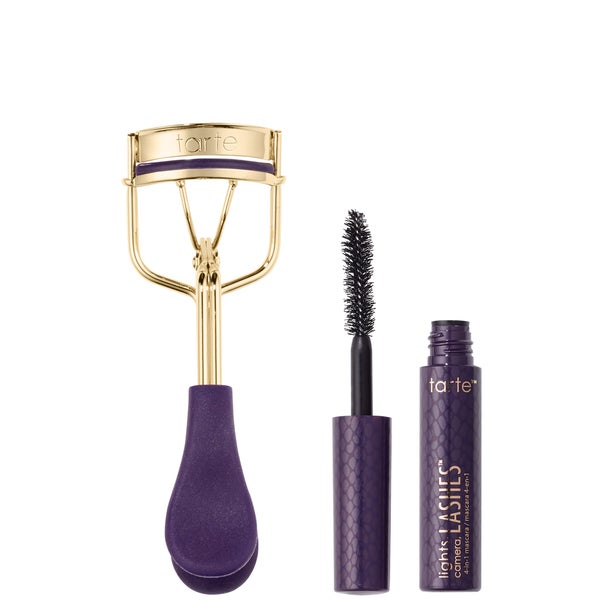 Tarte Picture Perfect Eyelash Curler Deluxe Lights Camera Lashes Mascara (2 piece)