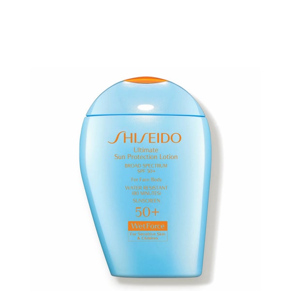 Shiseido Ultimate Sun Protection Lotion WetForce for Sensitive Skin and Children SPF 50+ Sunscreen (100 ml.)