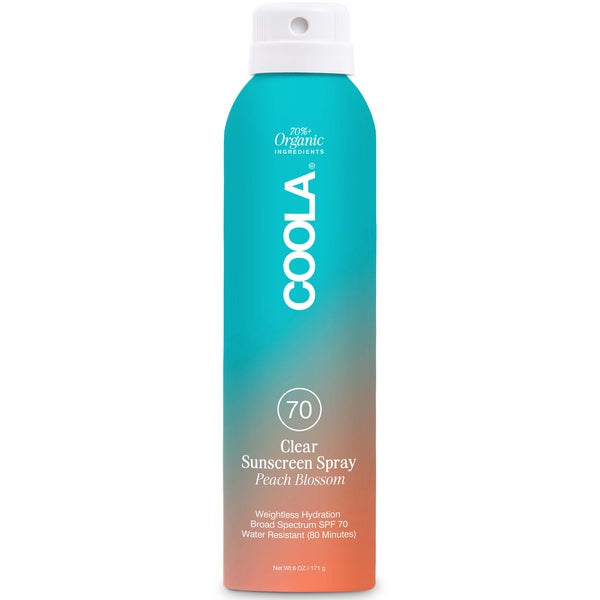 COOLA Classic Body Organic Sunscreen Spray SPF 70 6 fl. oz. - Peach Blossom