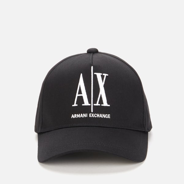 Armani Exchange Men's Tall Ax Logo Cap - Black