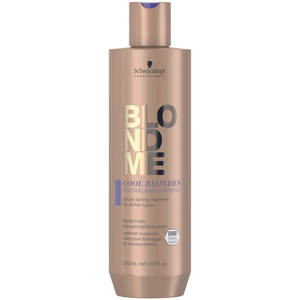 Schwarzkopf Professional BLONDME Cool Blondes Neutralizing Shampoo 10.14 oz