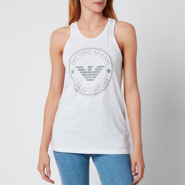 Emporio Armani Loungewear Women's Cotton Tank Top - White