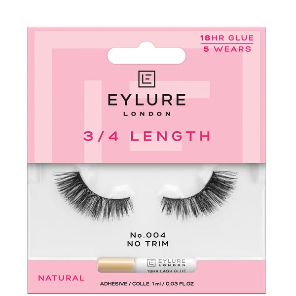 Eylure False Lashes - 3/4 Length No. 004