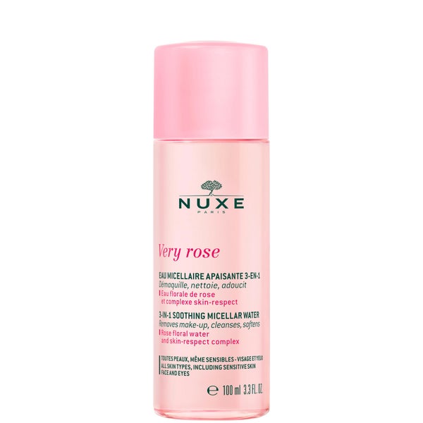 NUXE Travel Size Very Rose 3-in-1 Soothing Micellar Water Woda micelarna 100 ml