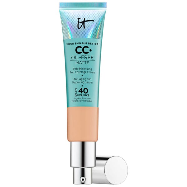 IT Cosmetics CC Cream - Full-Coverage Foundation, Hydrating Serum & SPF 50  Sunscreen