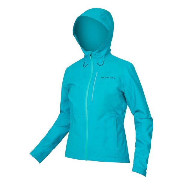 Womens Hummvee Waterproof Hooded Jacket - Pacific Blue