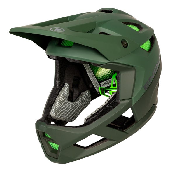 MT500 Full Face Helmet - Forest Green