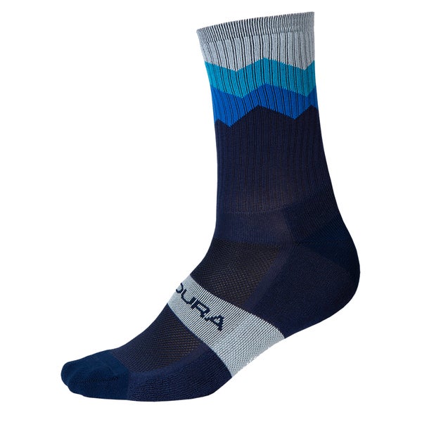 Zacken Socken für Herren - Marineblau