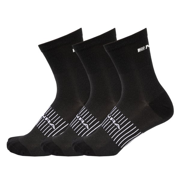 Uomo Coolmax® Race Sock (Confezione tripla) - Nero