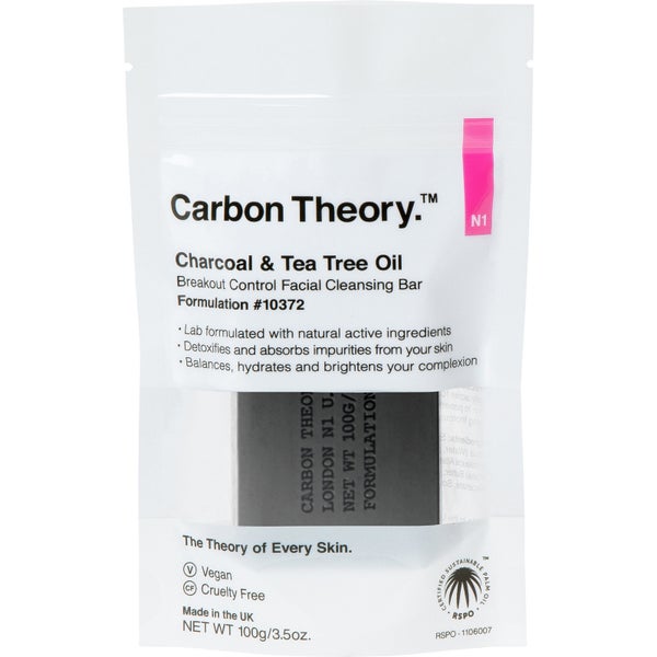 Carbon Theory Breakout Control Facial Cleansing Bar 100g