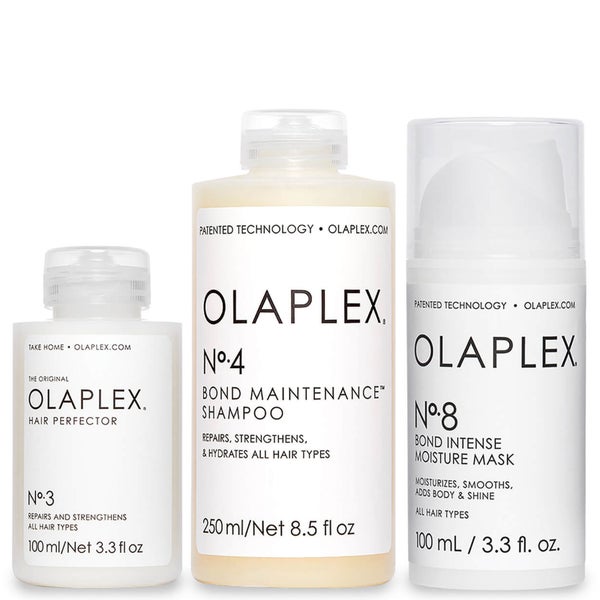 Набор средств по уходу за волосами Olaplex No.3, No.4 and No.8 Bundle