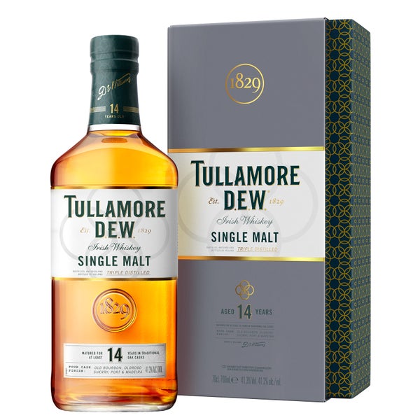 Tullamore D.E.W. 14 Year Old Single Malt Irish Whiskey 70cl