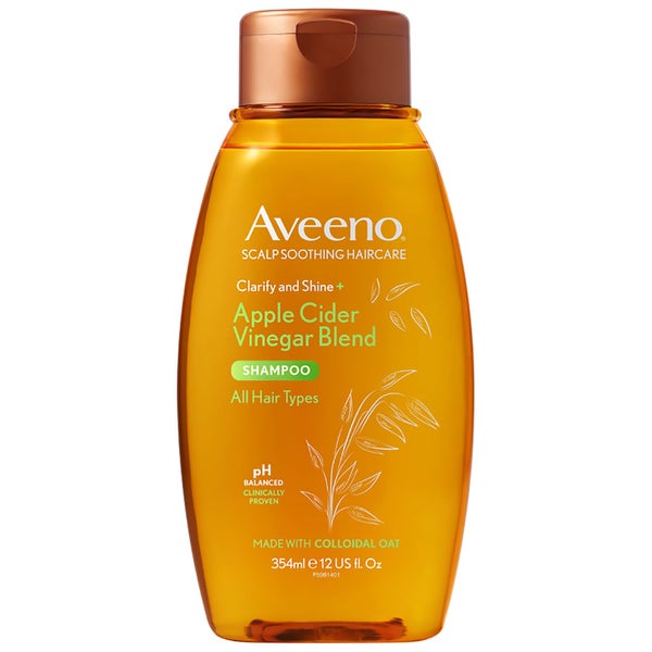 Шампунь для волос и кожи головы Aveeno Scalp Soothing Haircare Clarify and Shine Apple Cider Vinegar Shampoo, 354 мл