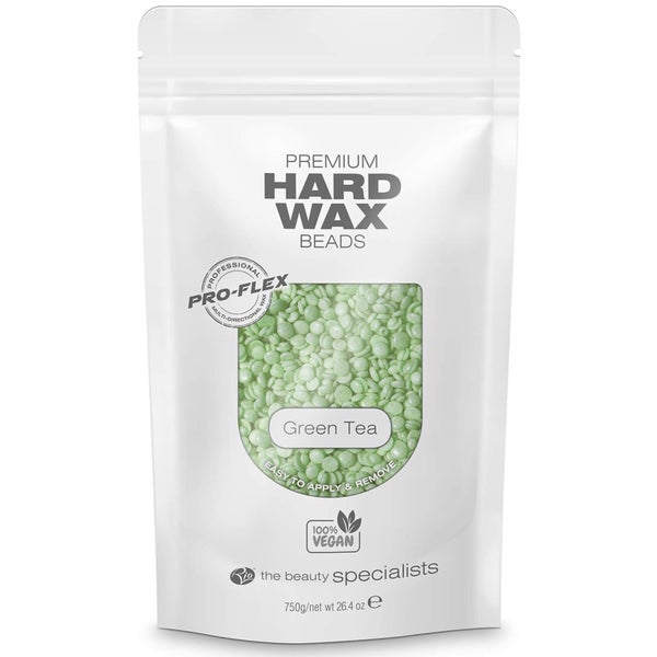 Твердый воск для удаления волос с зеленым чаем Rio Premium Hard Wax Beads