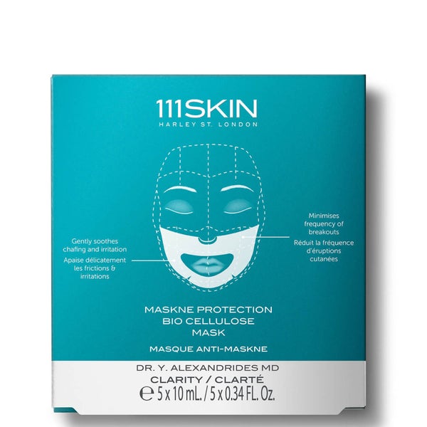 111SKIN Maskne Protection Masca de protecție din bioceluloză Cutie de mască