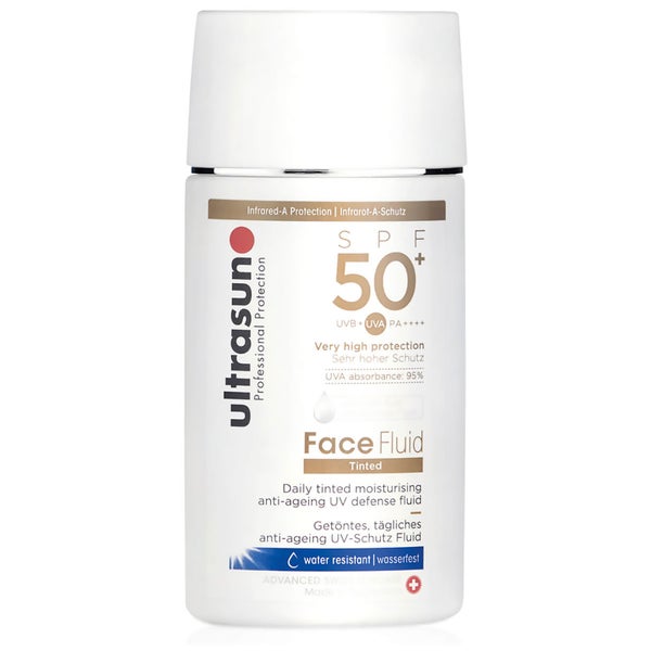 Ultrasun SPF50+ Getöntes Gesichtsfluid 40ml