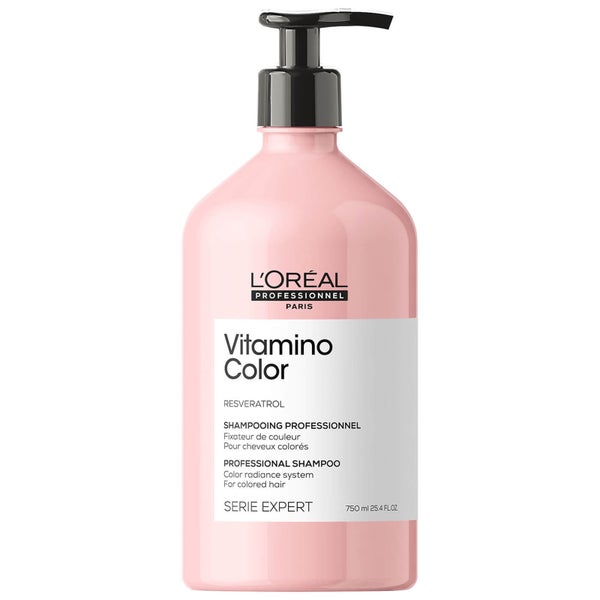 Shampooing Vitamino Color avec Resveratrol pour Cheveux Colorés L’Oréal Professionnel Serie Expert 750 ml