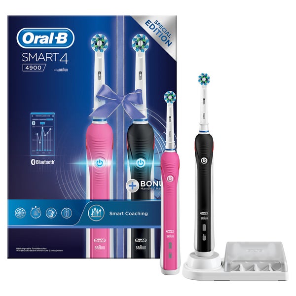 Набор зубных щеток Oral-B Smart 4 - 4900- Electric Toothbrushes - Duo Pack