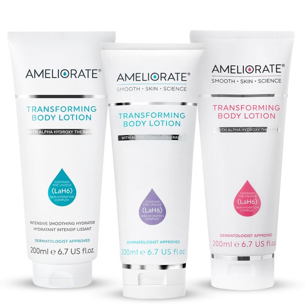 AMELIORATE Floral Transforming Body Lotion Trio (Worth $99.00)