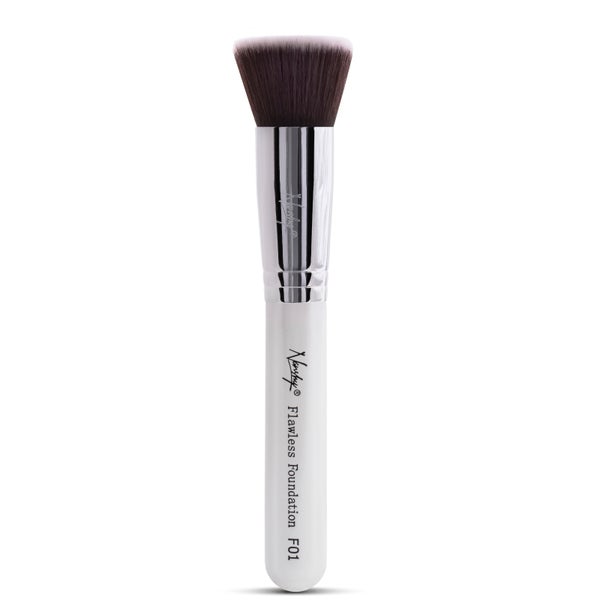 Кисть для нанесения тональной основы Nanshy Flawless Foundation Brush - Pearlescent White